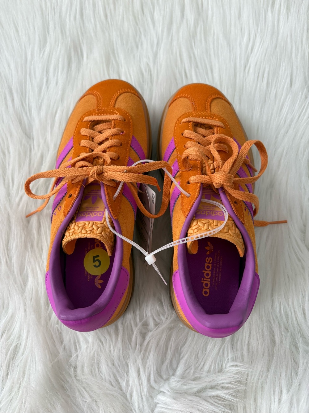 Adidas Originals Gazelle Bold Magenta Orange Stripe
